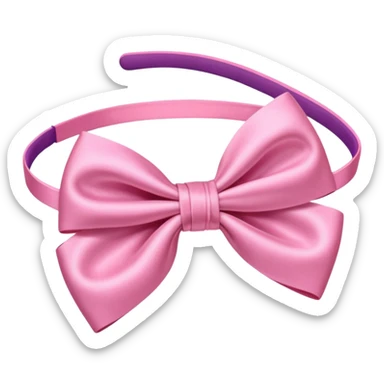Pink Headband sticker