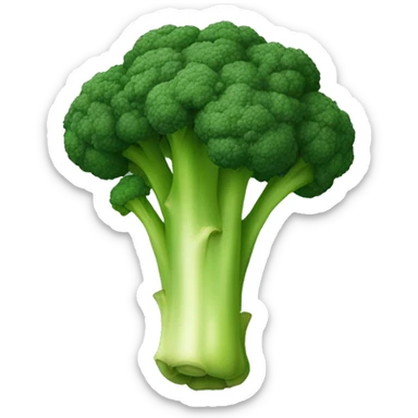brocolli but its black sticker