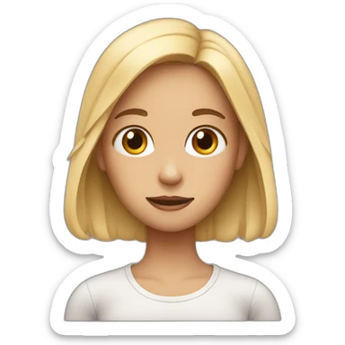 girl with big bones sticker