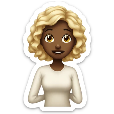 Pinterest Girl with anxious disorder sticker