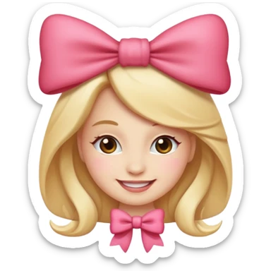 Emoji coquette sticker