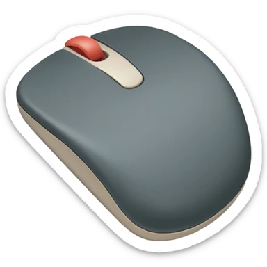 matte plasticine claymation style white mouse cursor pointer no background sticker