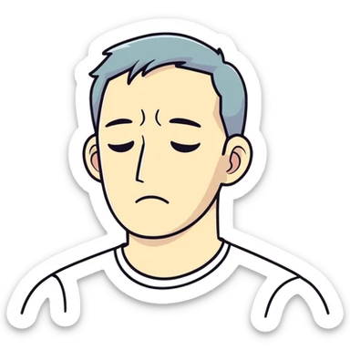 Sad Dad  sticker