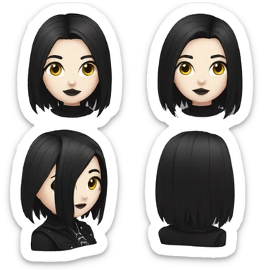 Goth gf sticker