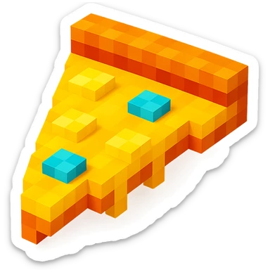 pizza with four cheeses sticker