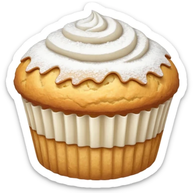  vanilla muffin cake sticker