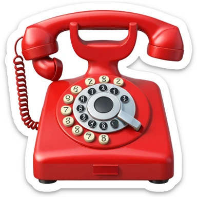 Phone hotline phone sticker