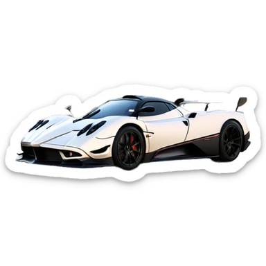 Pagani zonda  sticker