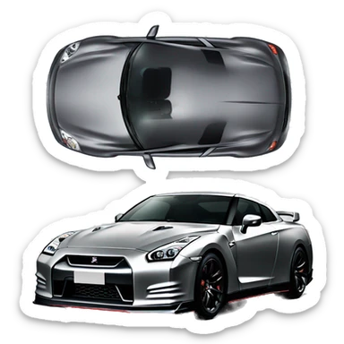Car nissan gtr 34 sticker