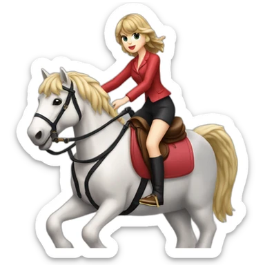 taylor-swift-riding-bbc sticker