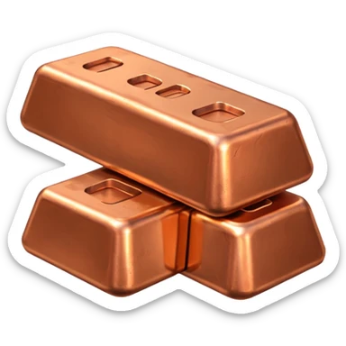 copper ingots sticker