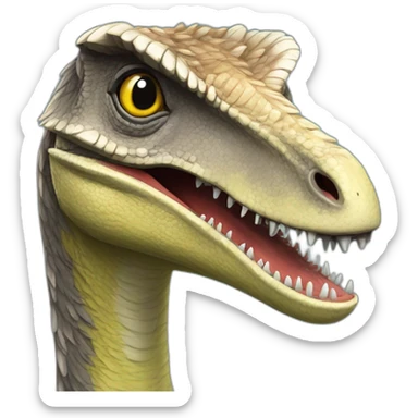 velociraptor jurassik-park sticker