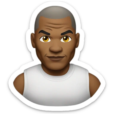 Cat mike tyson sticker