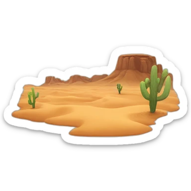 desert sticker
