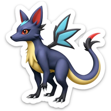 Salandit-Noibat-Nargacuga-Umbreon-Silvally-fusion (full body) sticker