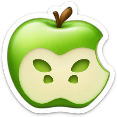 apple logo png sticker