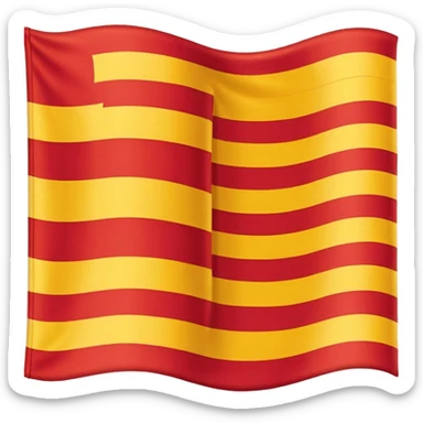 Barcelona flag sticker