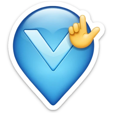 Create a instagram verified blue tick sticker
