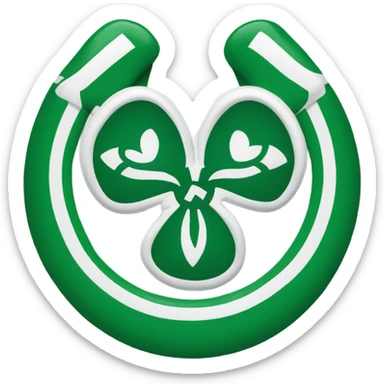 panathinaikos pao Green luck  sticker