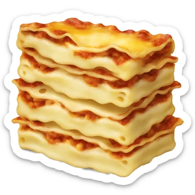 Lasagna pasta  sticker