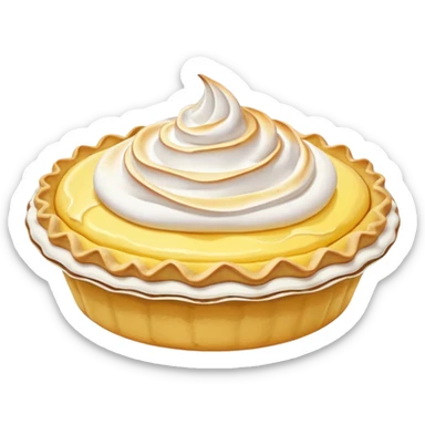 lemon meringue pie sticker