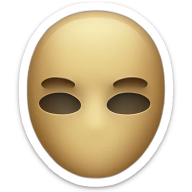 Sad guys behind the masque sticker