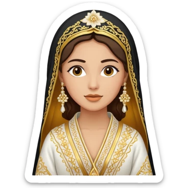 Robe mariage roi Mohammed VI sticker