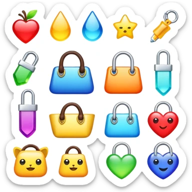 Cute accessories sticker