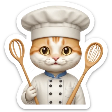 Chef Cat sticker