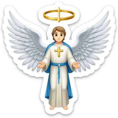 wings emblem holy saint sticker