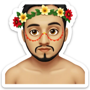 Flower-Crowned Dancer sticker