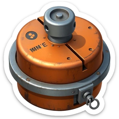 anti-personnel mine sticker