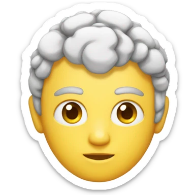 Persona y cerebro sticker