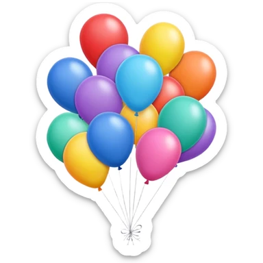 Balloons sticker