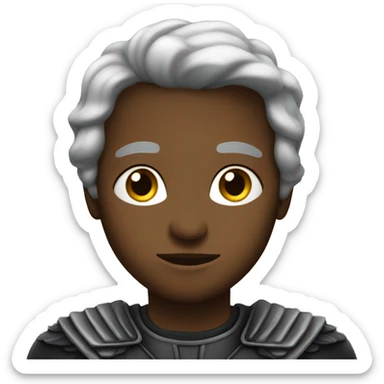 Black archangel sticker