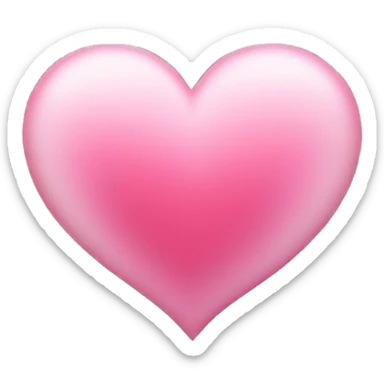 Pink heart sticker