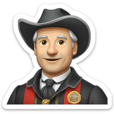 Mayor of La Ferté-Hauterive Allier France sticker