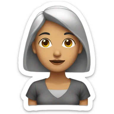 mujer-enfadada sticker