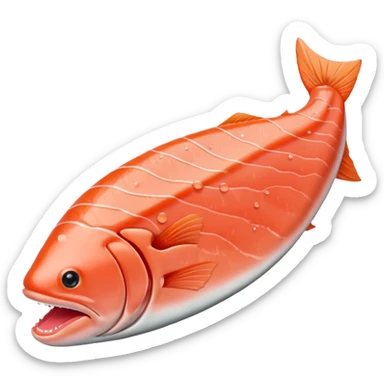 tranche de saumon  sticker