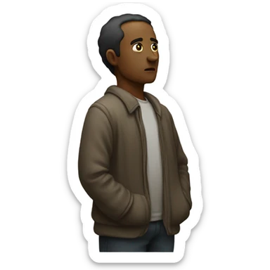 Searching for a reason for life  sticker