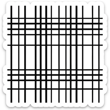grid vertical and hgorizontal lines sticker