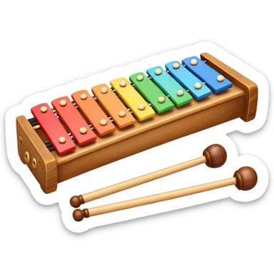 Xylophone sticker