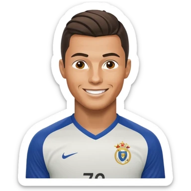 Sa un emoji de CR7  sticker