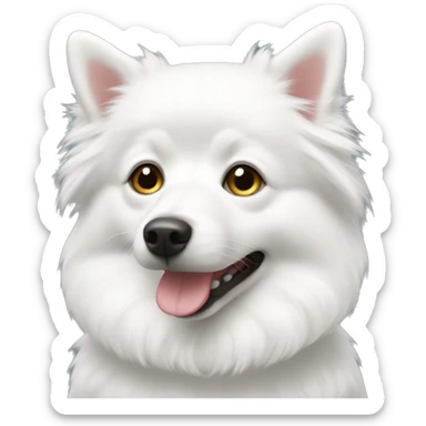 White Spitz sticker