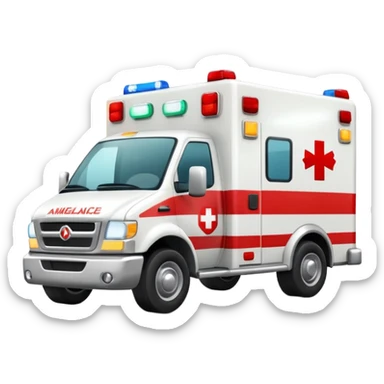 carro de emergencia  sticker