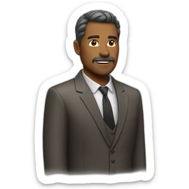 powerful man voice sticker