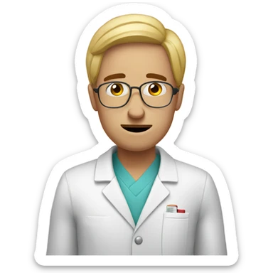 Stressed out pharmacist sticker