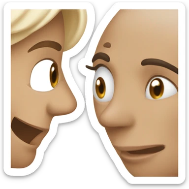 Whisper to the person next to you sticker