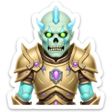 Warcraft undead sticker
