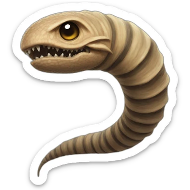 sandworm from dune sticker